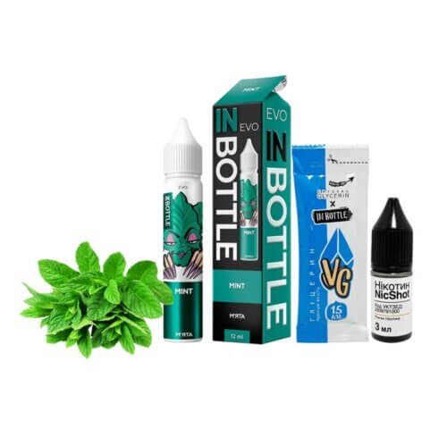 Набор для самозамеса In Bottle EVO Mint (Мята, 50 мг, 30 мл)